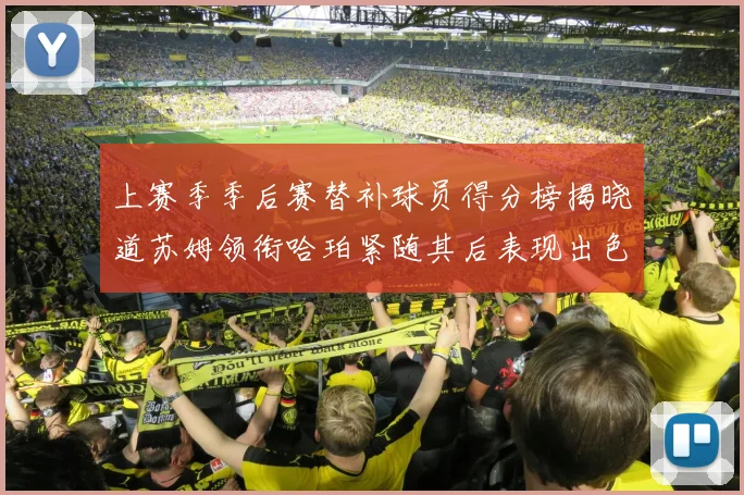 上赛季季后赛替补球员得分榜揭晓道苏姆领衔哈珀紧随其后表现出色